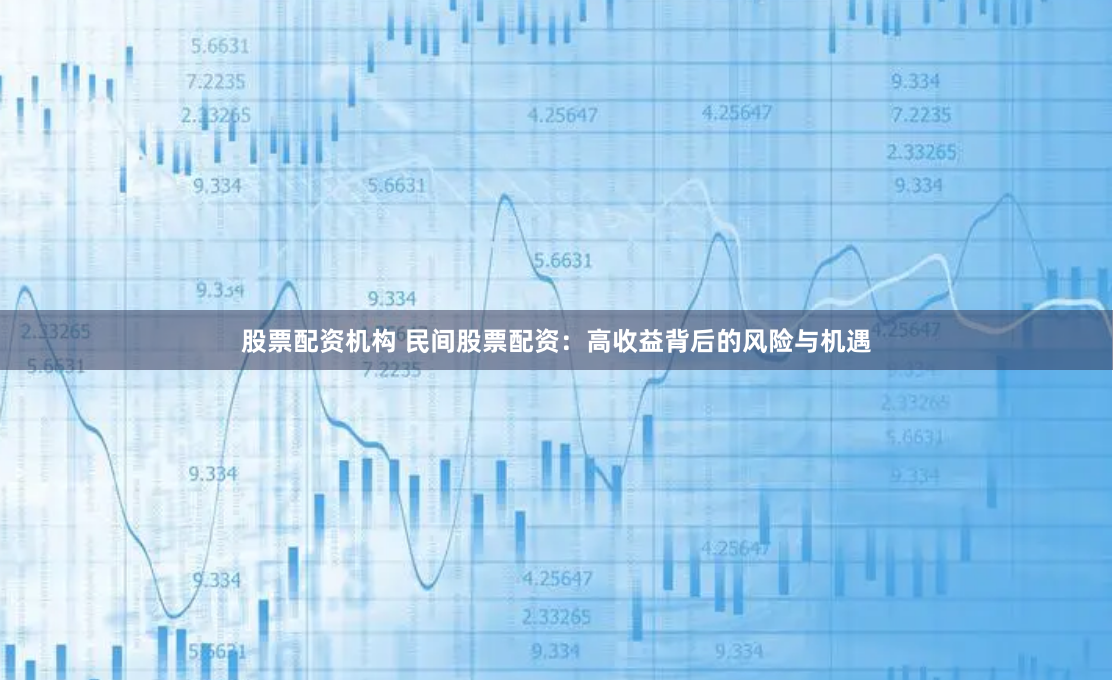 股票配资机构 民间股票配资：高收益背后的风险与机遇